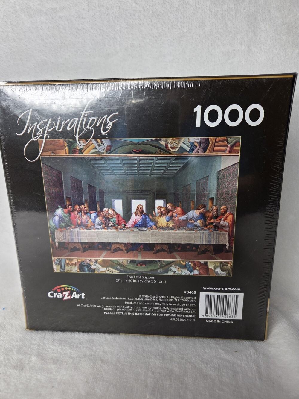 Puzzle The Last Supper By Inspirations 1000 Pcs New